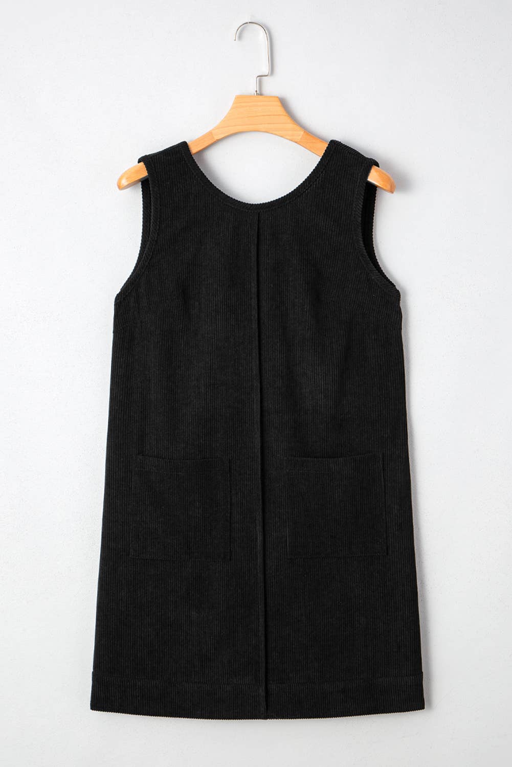 Corduroy Mini Dress with Pockets