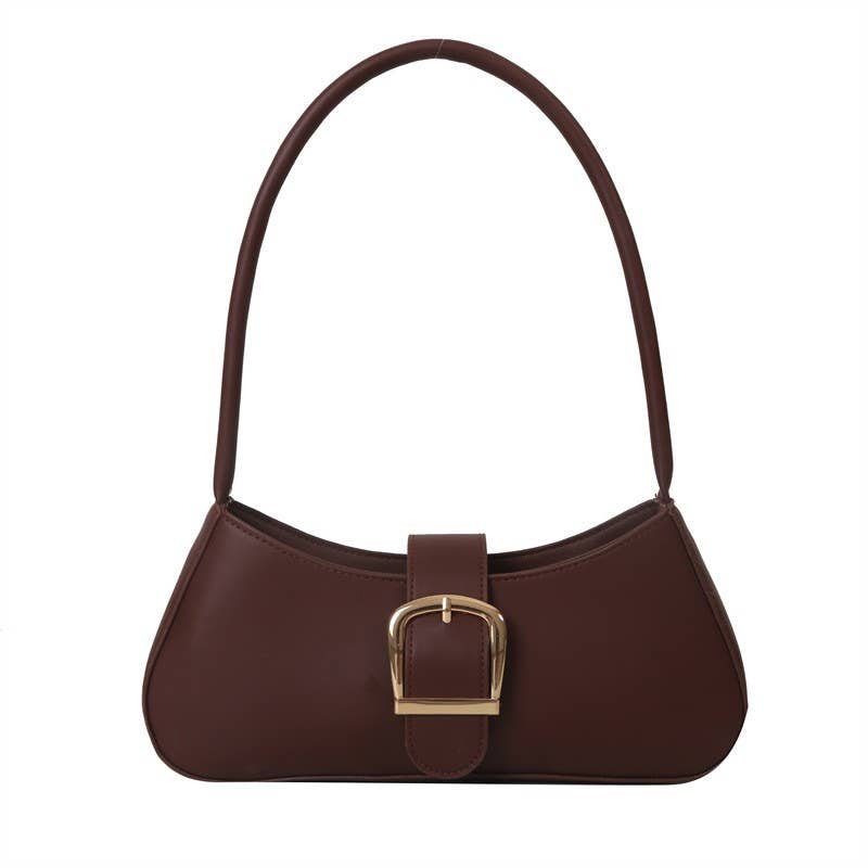 Shoulder Handbag: Brown