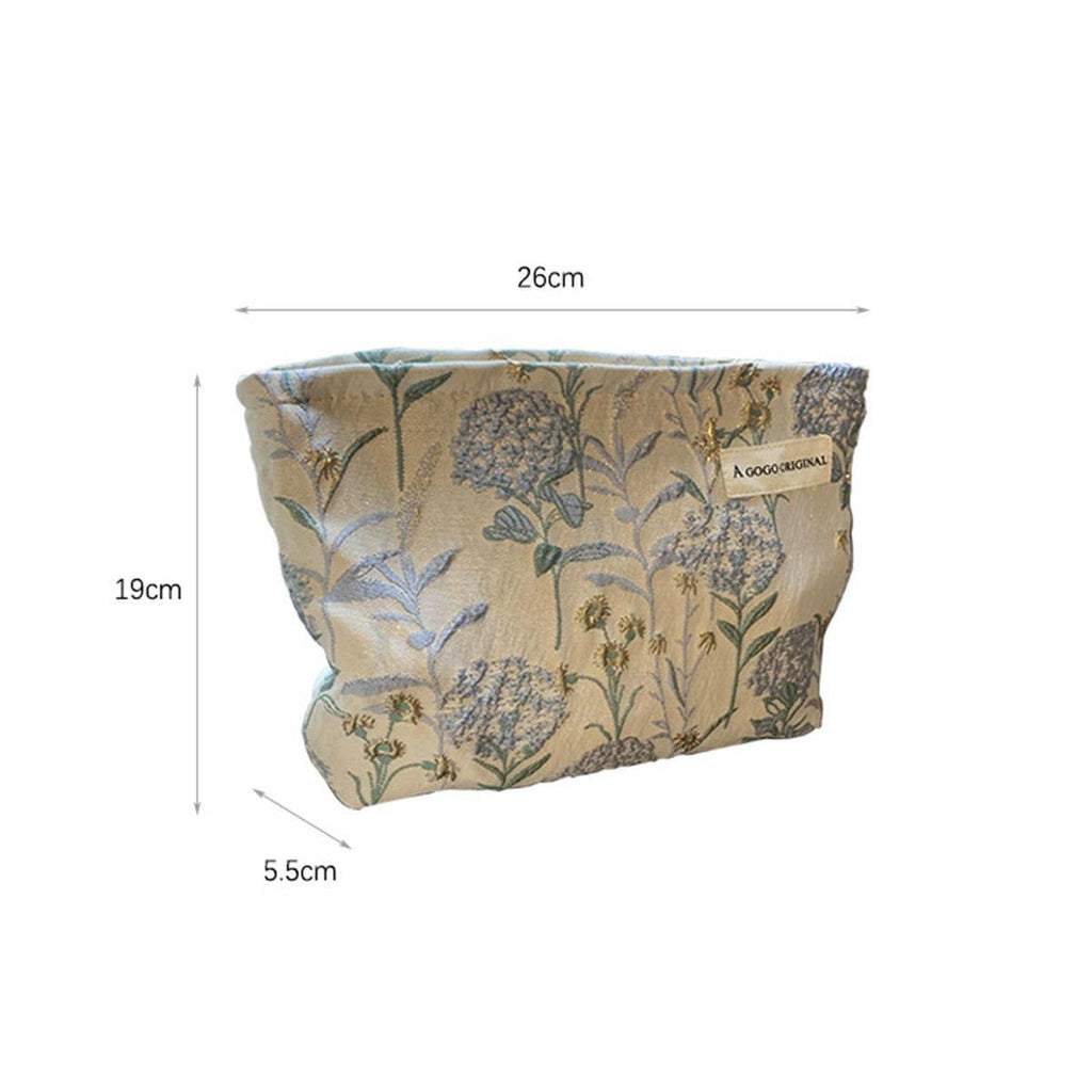 Floral Cosmetic Bag
