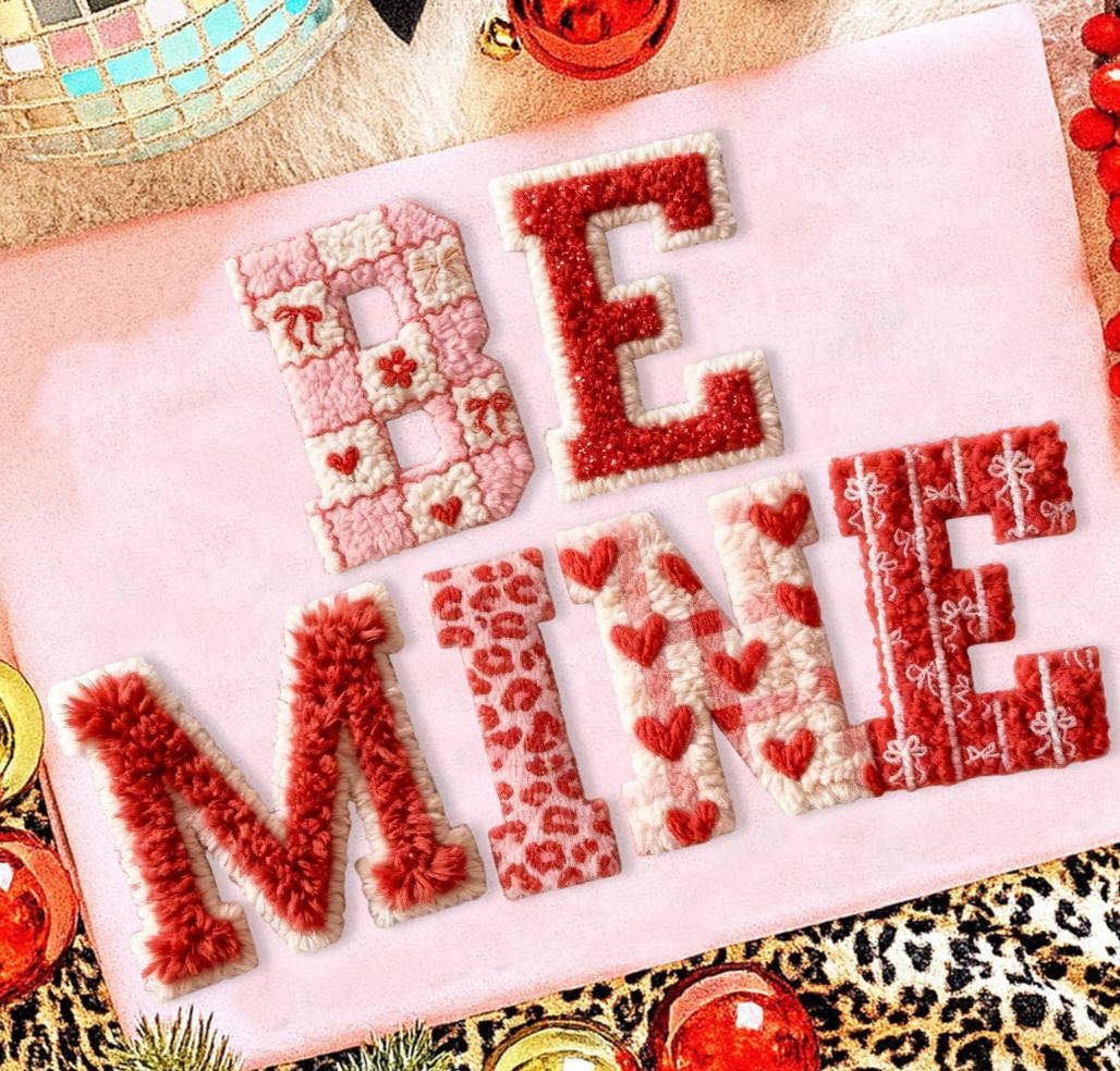 Faux Yarn Crochet Be Mine Valentines Day Sweater