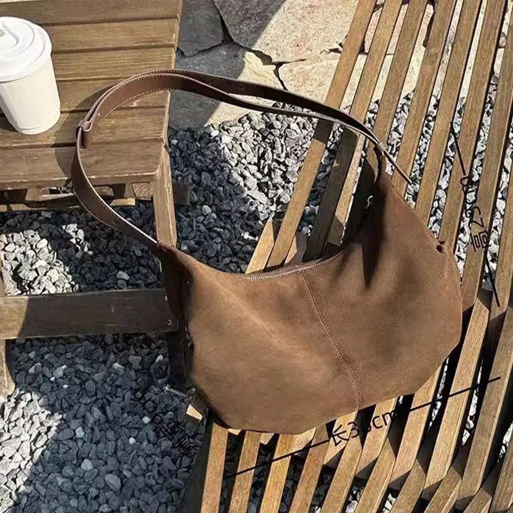 Suede Shoulder Bag