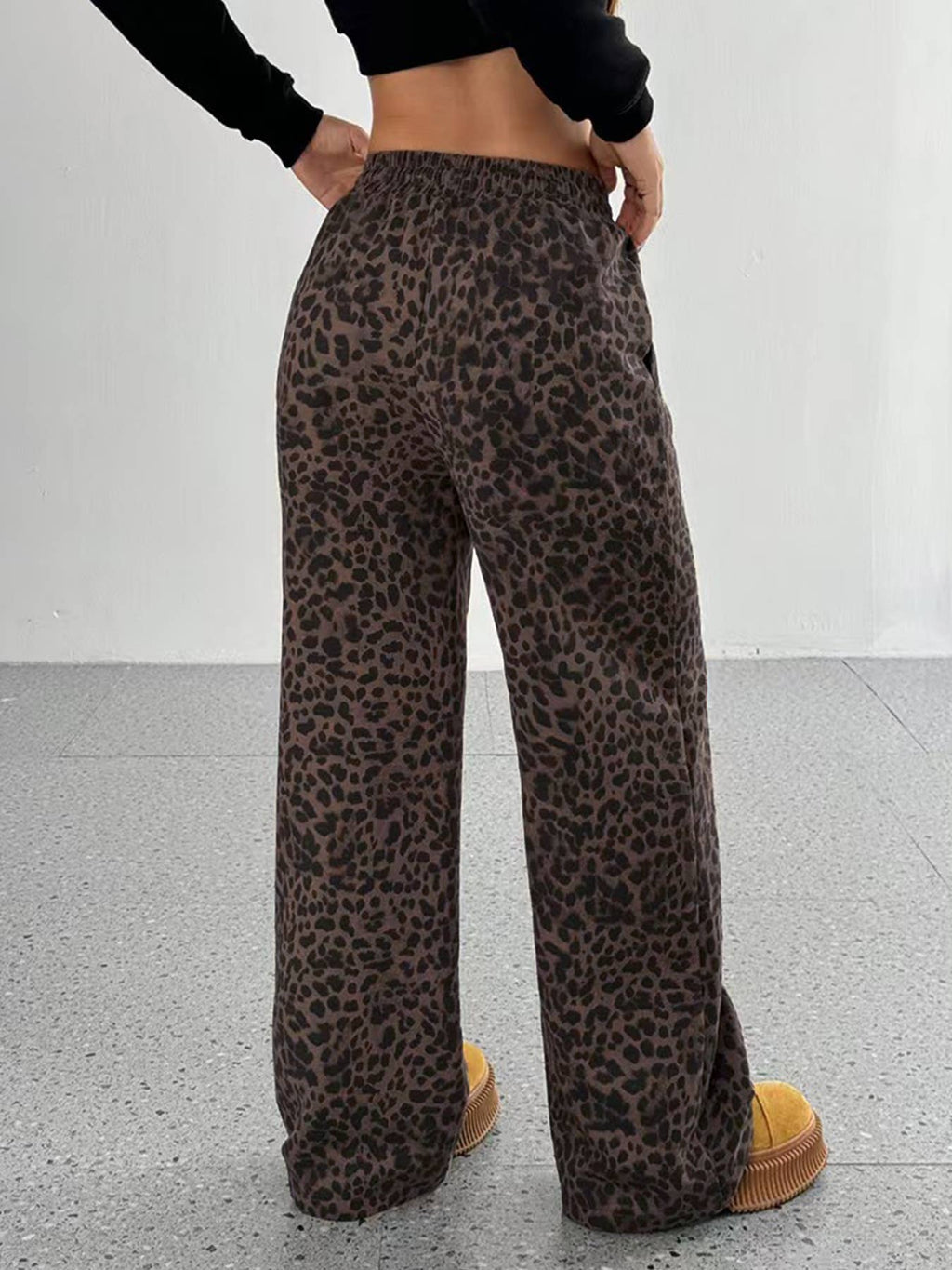 Leopard Print Sweatpants