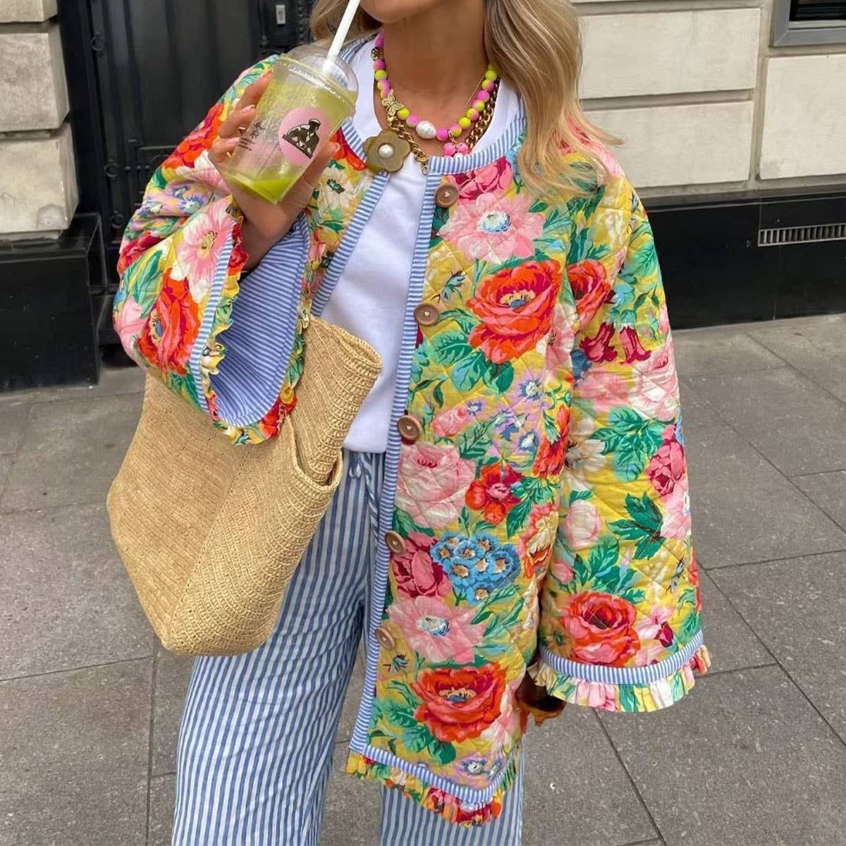 Floral Print Jacket