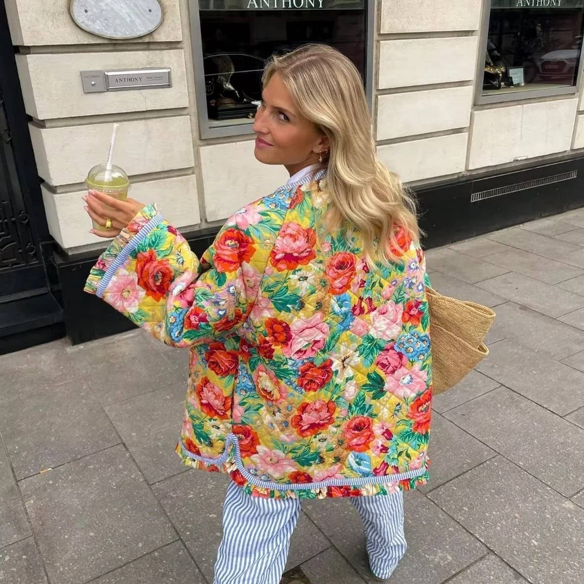 Floral Print Jacket