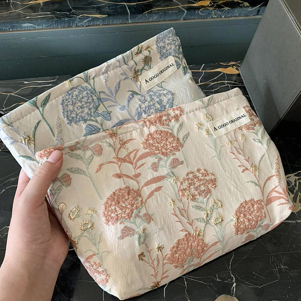 Floral Cosmetic Bag