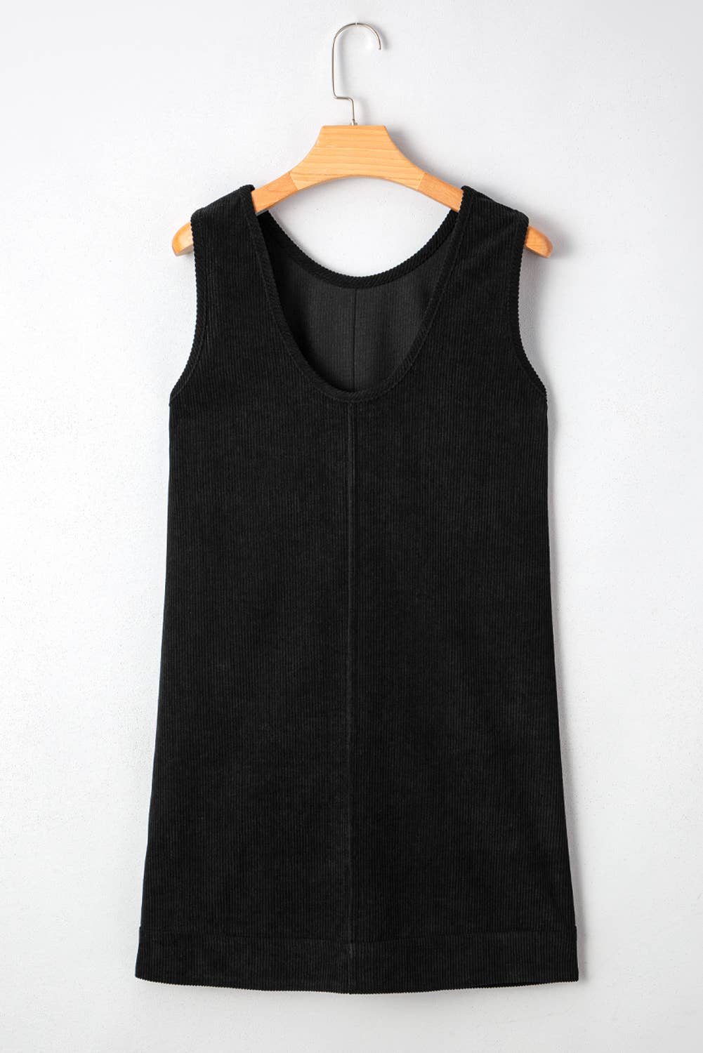 Corduroy Mini Dress with Pockets