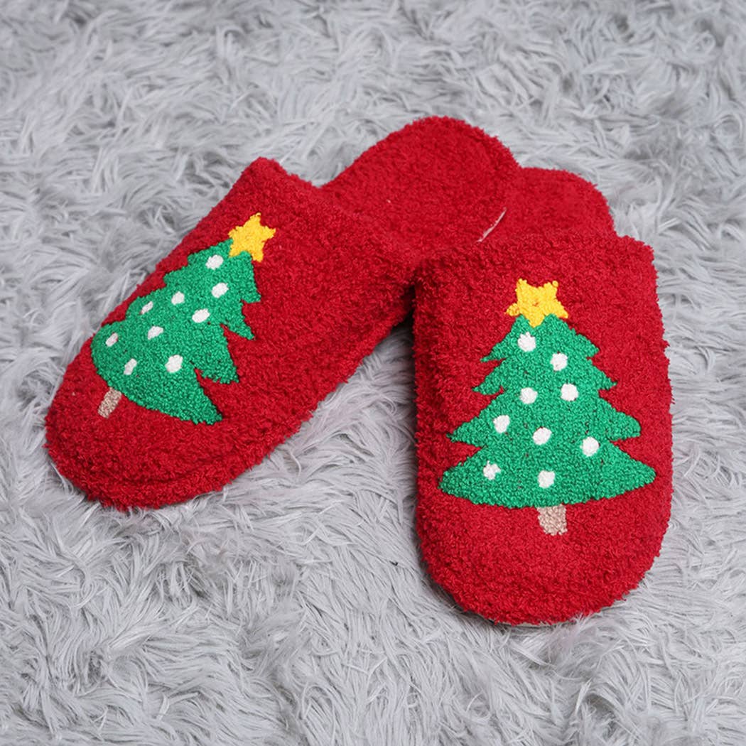 Luxury Soft Christmas Theme Slippers