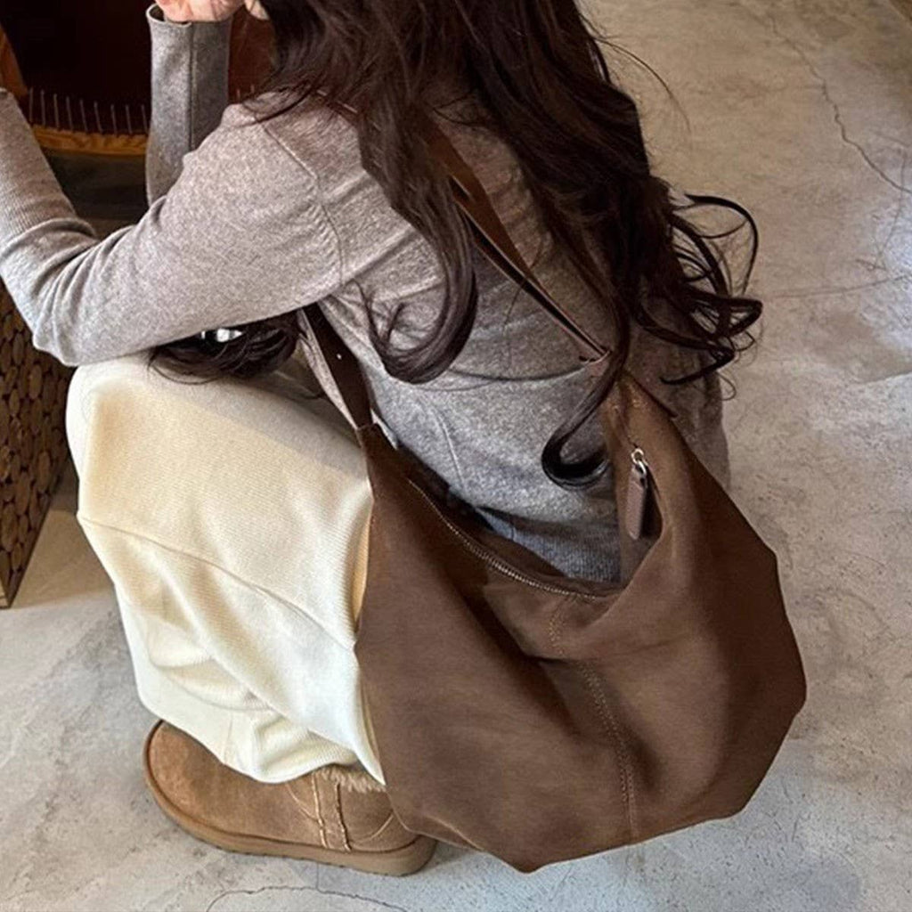 Suede Shoulder Bag