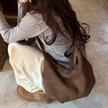 Suede Shoulder Bag