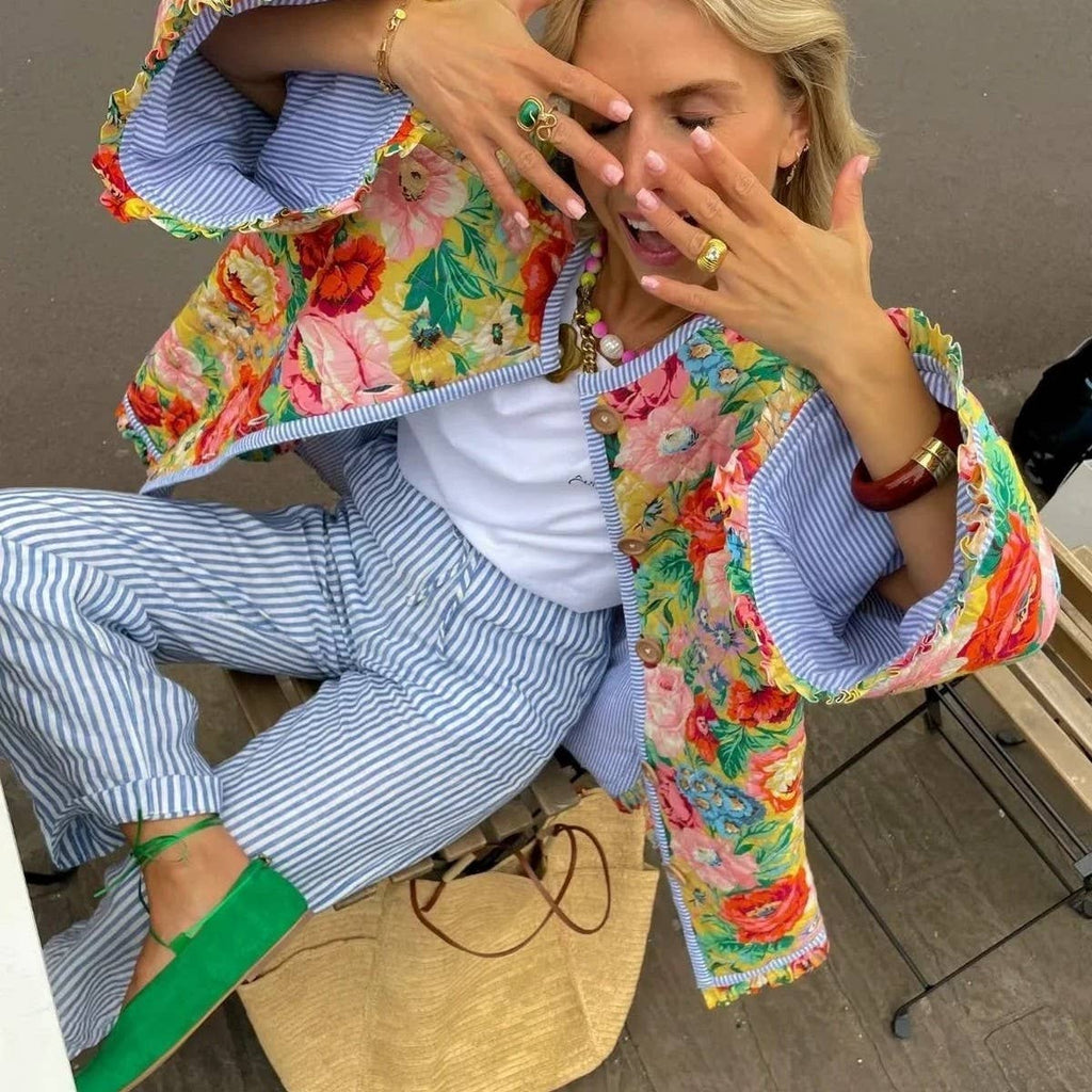 Floral Print Jacket