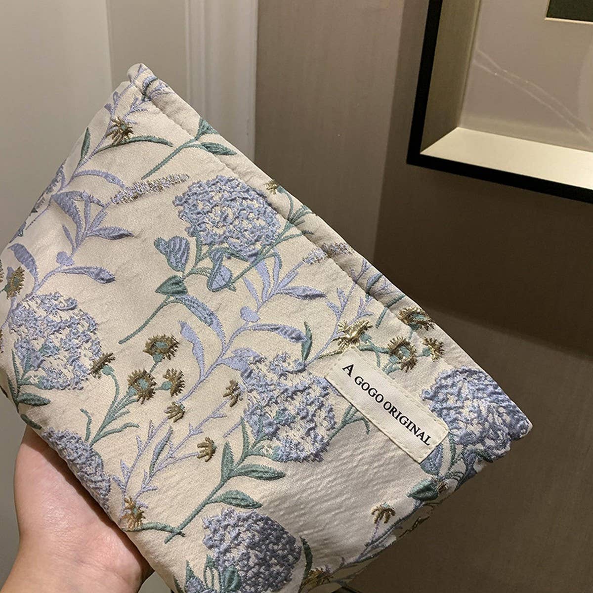 Floral Cosmetic Bag